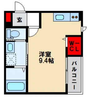 BRAVEBASE HAL【201号室】の間取り