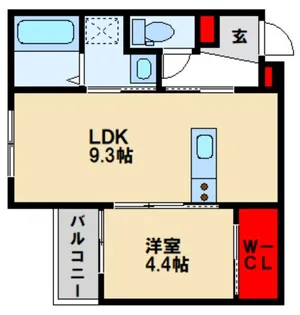 BRAVEBASE HAL【2階】の間取り