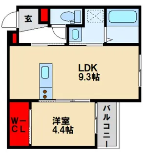 BRAVEBASE HAL【2階】の間取り