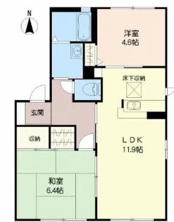 メゾンドクローバー【C101号室】の間取り