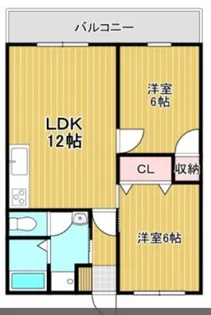 サンライフ山中【103号室】の間取り