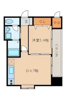 E.POPULARII【7階】の間取り