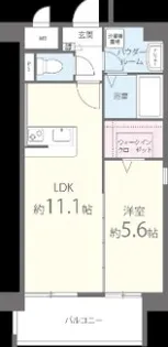 ラフレシーサ医大通り【2階】の間取り