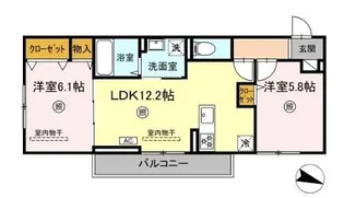 ケイ・ハイム【3階】の間取り