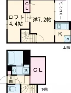 ADC小郡ARIANA【101号室】の間取り