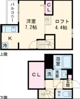 ADC小郡ARIANA【207号室】の間取り