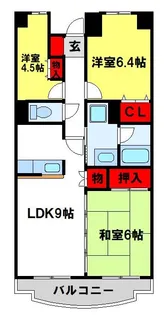 コンダクトレジデンス鳥栖【420号室】の間取り
