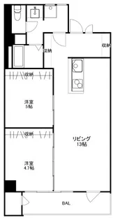 R-BLDG02【2階】の間取り