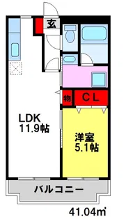 パークマンション旭駅前II【303号室】の間取り