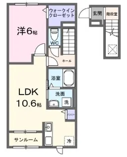 ビビII【2階】の間取り