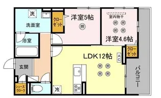 TORISIA STAGE小郡駅南【301号室】の間取り