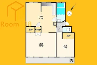 東京都中野区東中野4丁目【マンション】の間取り