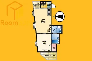 東京都中野区上高田1丁目【マンション】の間取り