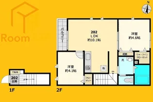 東京都中野区大和町2丁目【アパート】の間取り