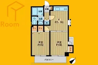 東京都新宿区北新宿4丁目【マンション】の間取り