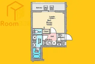 東京都新宿区西新宿8丁目【マンション】の間取り