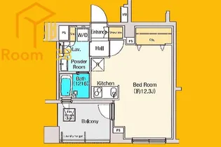 東京都渋谷区千駄ヶ谷4丁目【マンション】の間取り