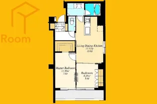 東京都渋谷区千駄ヶ谷1丁目【マンション】の間取り