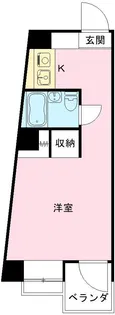 坂口ポートハイツ【303号室号室】の間取り