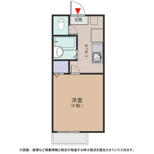 ウインデイア中山手 A【205号室号室】の間取り