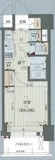 プレサンス神戸西スパークリング【0806号室】の間取り