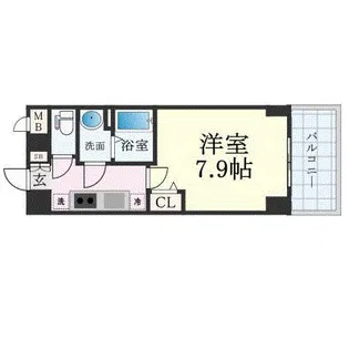 プレサンス神戸セレスティア【11階】の間取り
