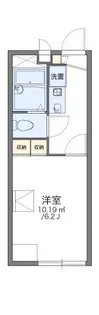 レオパレス平和台【104号室】の間取り