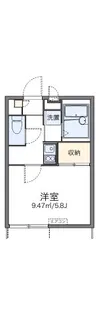 レオパレスプレミエ エトワール【1階】の間取り