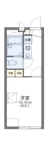 レオパレスKamisawa【205号室】の間取り
