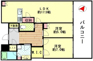御影タワーレジデンス【43階】の間取り
