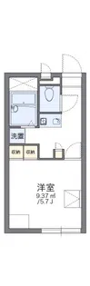レオパレス西岡本【2階】の間取り
