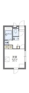 レオパレス平野【206号室】の間取り