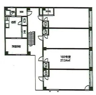白川マンション【102号室】の間取り