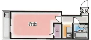 フラワーマンション【504号室】の間取り