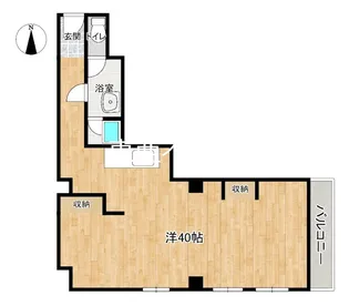 新町コーポニュータウン【502号室】の間取り
