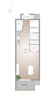 ヴィオラ健軍【404号室】の間取り