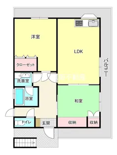 KEN-1ビル【B-2F号室】の間取り