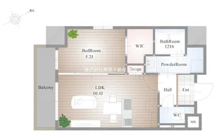 VIVERE呉服【301号室】の間取り