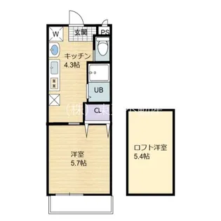 Modern Palazzo光の森【2階】の間取り