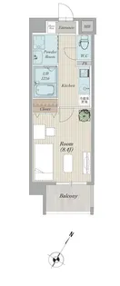 1Kの間取り画像