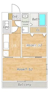 アバンティII【303号室】の間取り