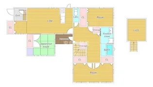 熊本県菊池市七城町清水【一戸建】の間取り