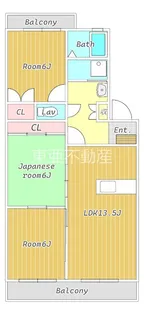 センチュリー21【403号室】の間取り