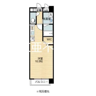 tamukae six【204号室】の間取り