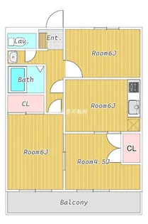 幸田ハイツ【2階】の間取り