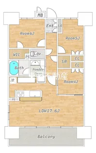 FormosaHills【801号室】の間取り