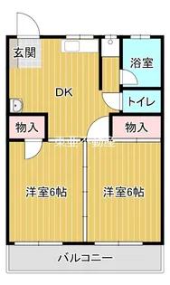 日の出ハイツ【203号室】の間取り