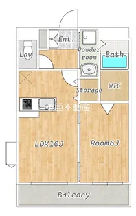 レユスイート【2階】の間取り