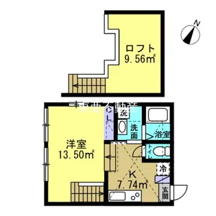 Posh Yokote【102号室】の間取り