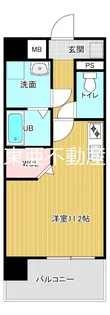 CORLUX新町【6階】の間取り